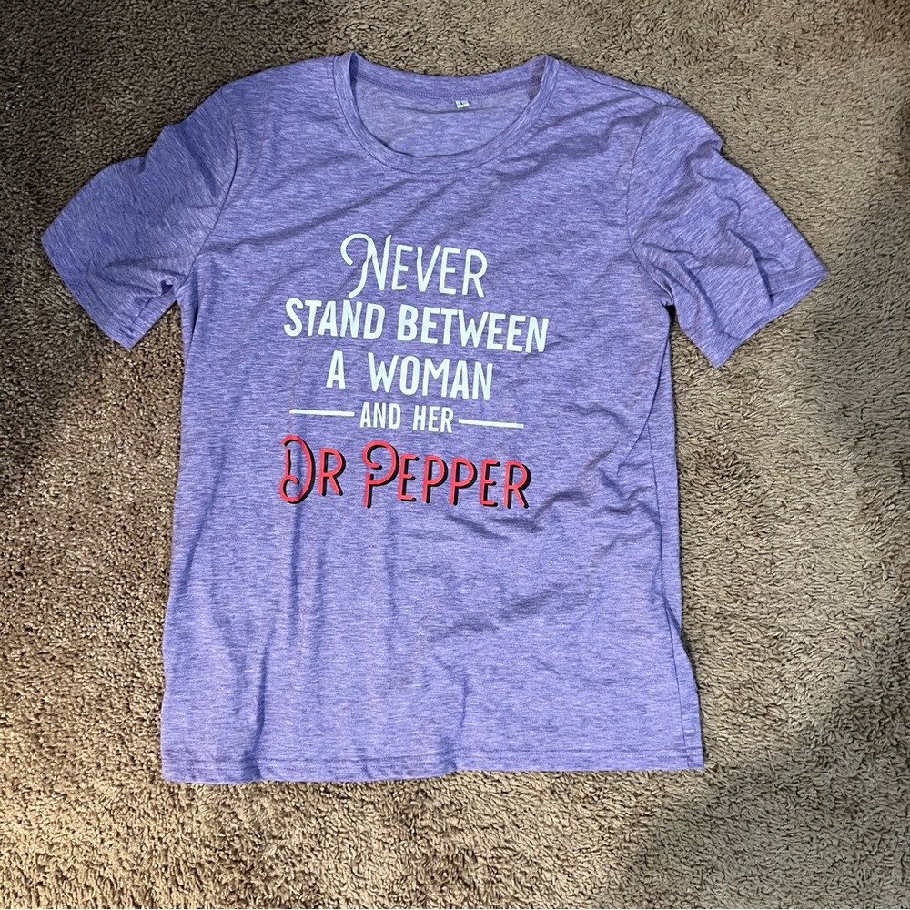 Purple graphic tshirt